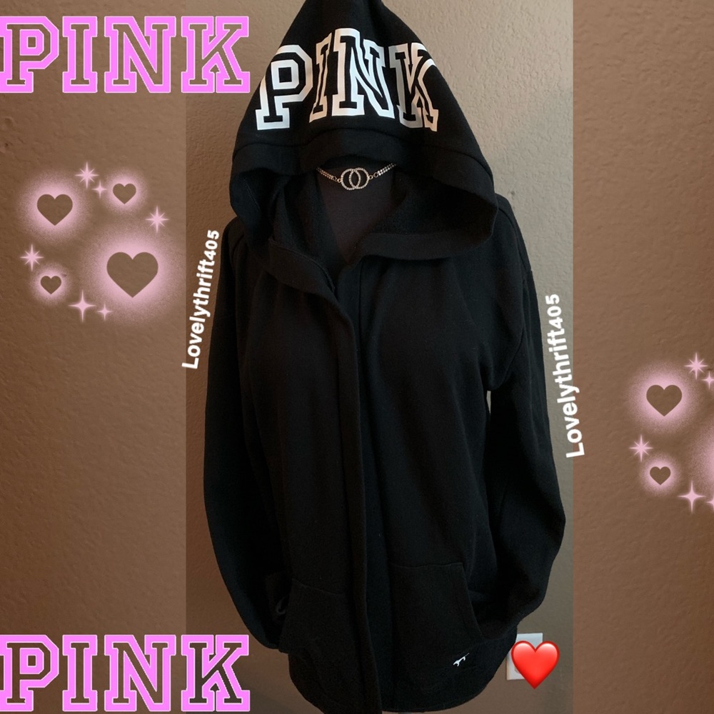 Victoria’s Secret Pink Sweatshirt Cardigan Size S